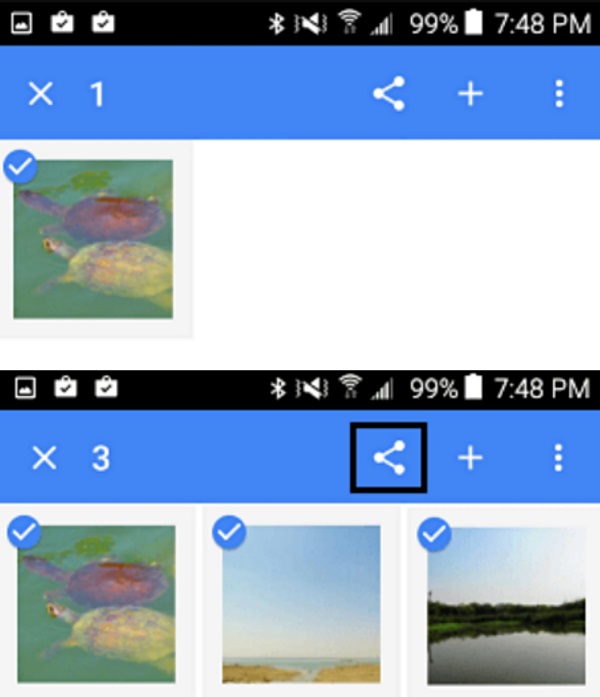 Bulut Depolama Araç Setlerini Kullanarak Fotoğrafları Android'den iPhone'a Aktarın