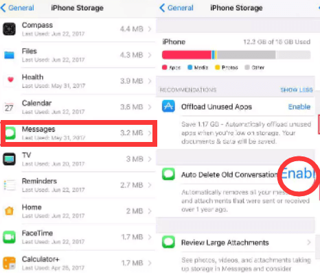 Eski iMessage Sohbetlerini Otomatik Olarak Silme ve Kalıcı Olarak Silme