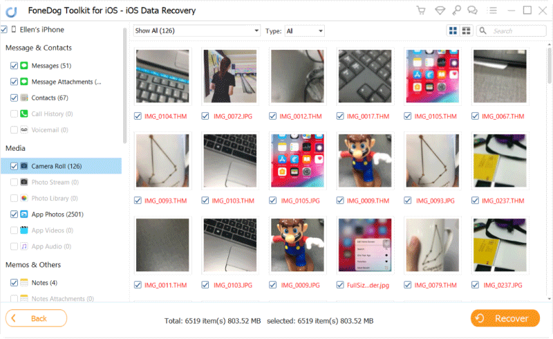 İPhone'daki Silinen Fotoğrafları Geri Alma: FoneDog iOS Veri Kurtarma - Kurtar