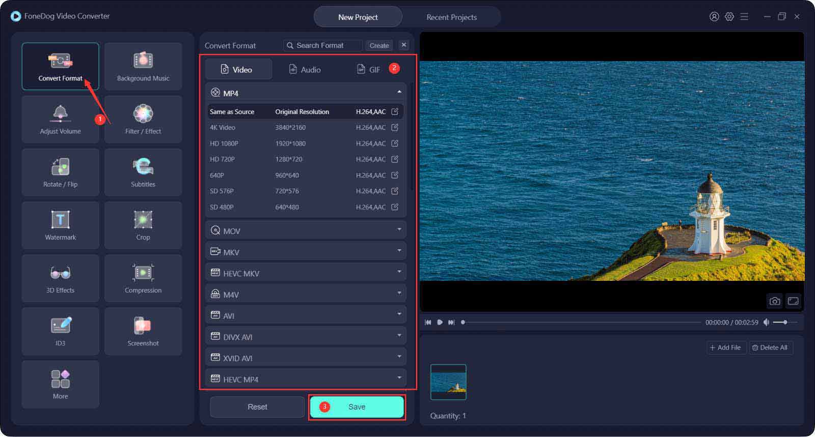 FoneDog Video Converter - Format Kullanarak DVD Dosyalarını Kindle Fire Dosyalarına Dönüştürün