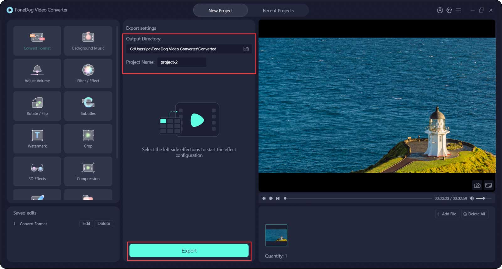 Fonedog Video Converter-Export Kullanarak Videoları Tam Ekran Yapma