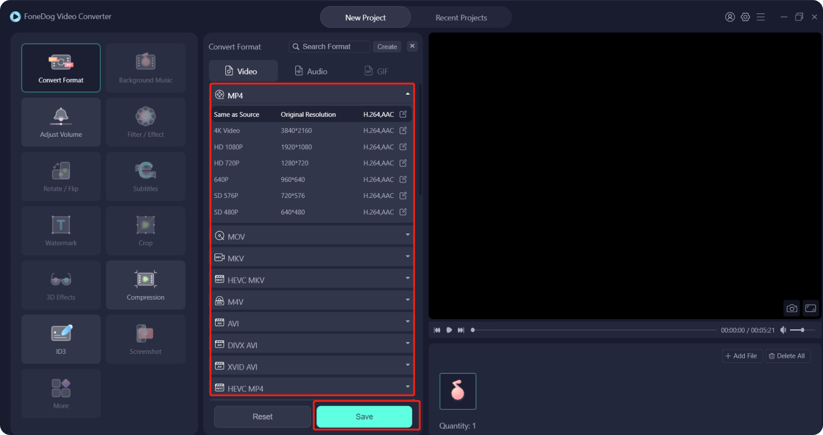 YouTube için Video Formatını Dönüştür