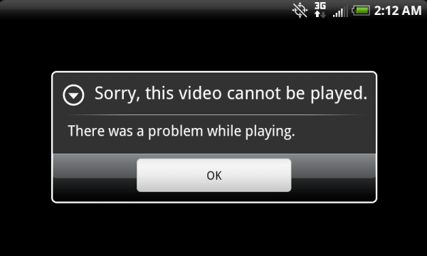 Onar Videolar Oynatılamaz Android Oynatılamaz