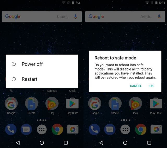 Videoları Düzeltme Android Güvenli Modunu Oynatamıyor