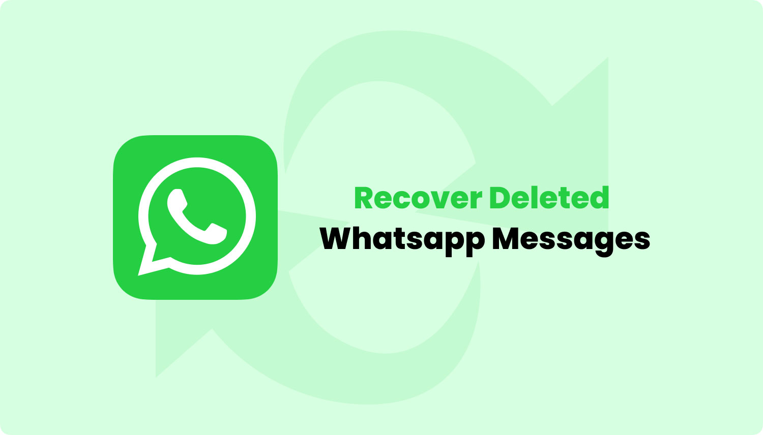 Android'den Silinen WhatsApp Görüntülerini Kurtar