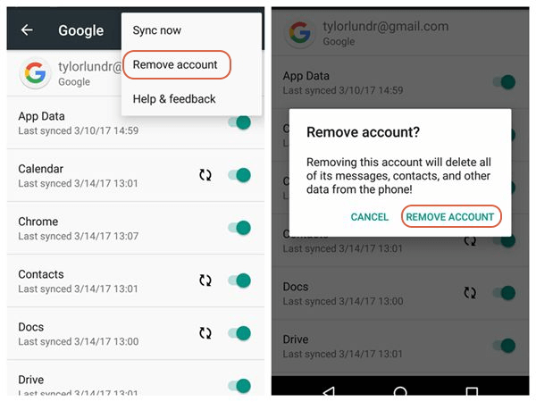 Hata Kodunu Çöz 920 Android Hesabı Kaldır