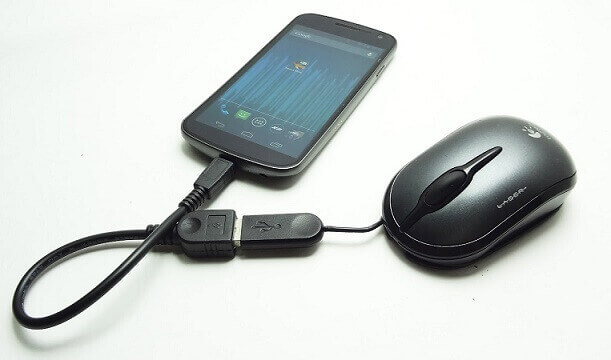 USB-mouse-go-adaptör kullanarak-kırık-ekranın kilidini aç