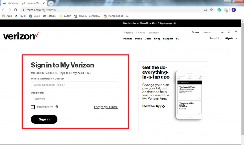 Verizon Metin Mesajlarını İlk Kez Çevrimiçi Olarak Nasıl Okuyabilirsiniz?