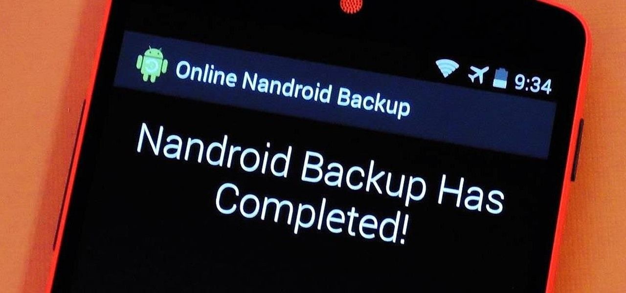 Android Cihazı PC'ye Yedekleyin Nandroid Yedekleme Tamamlama