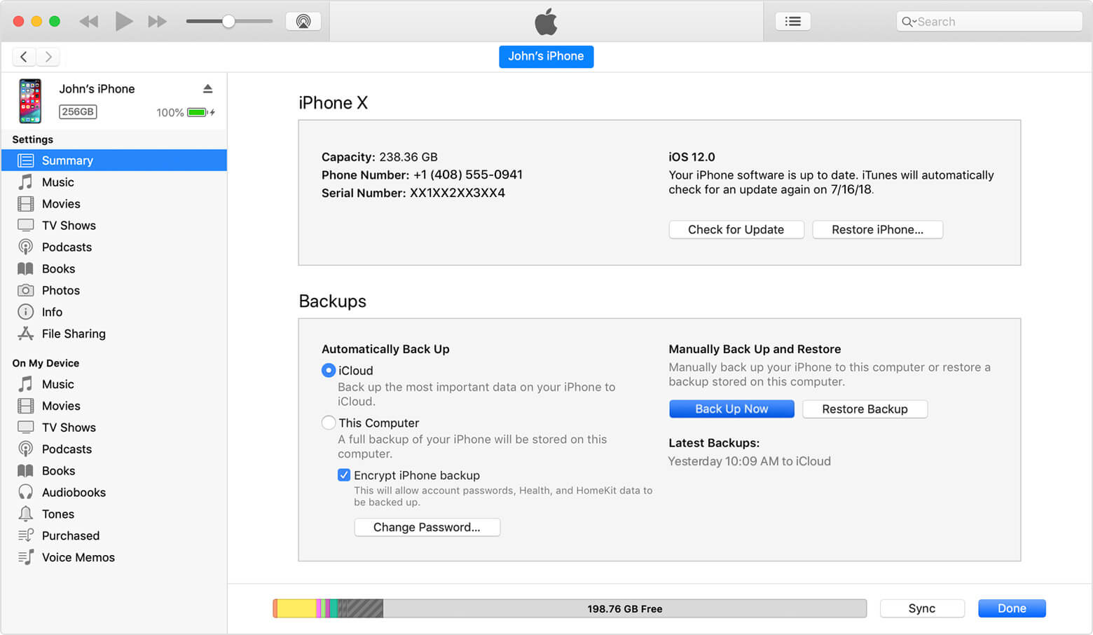 Windows 10 iTunes'da iPhone Dosyalarına Erişin