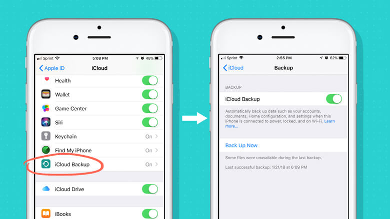 iPhone'un iCloud'da Yedeklendiğini Bilmek