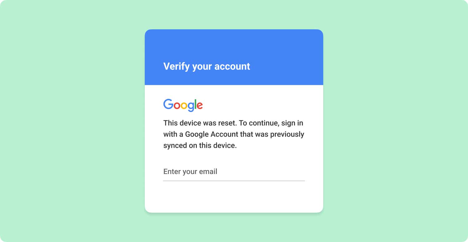 Google Hesabı Doğrulamasını Atlayın