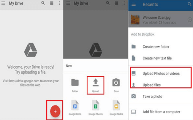 Google Drive'ı Kullanarak Sıfırlamadan Android'den iPhone'a Veri Aktarın