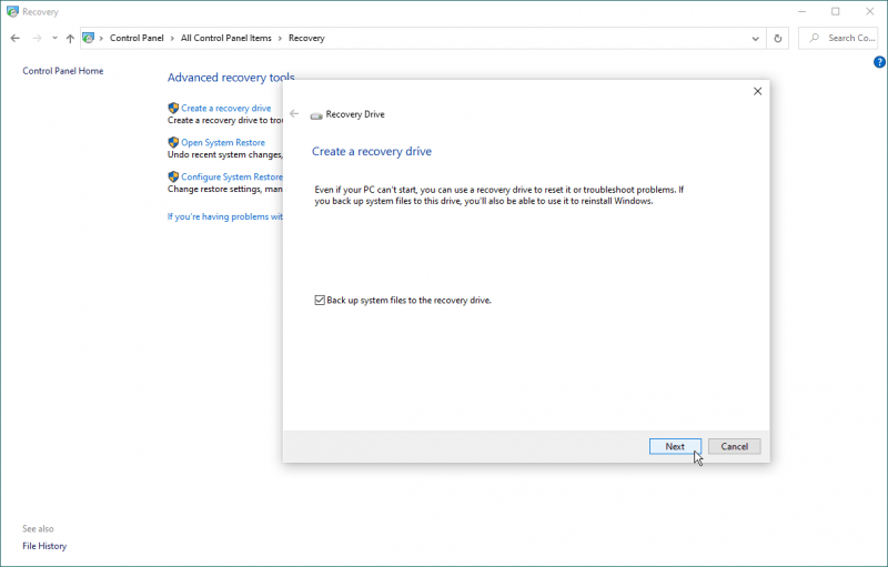 Windows 10 Kurtarma Bölümü Nasıl Oluşturulur