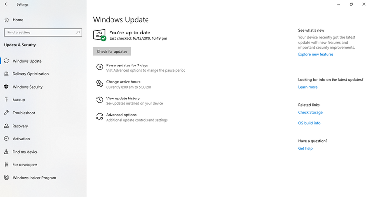 Windows 10'da Silinen Sürücüleri Kurtarmak için Manuel Windows Güncellemesi