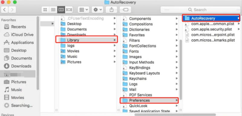 Mac'teki Kaydedilmemiş Excel Dosyasını Geçici Klasörden Alma