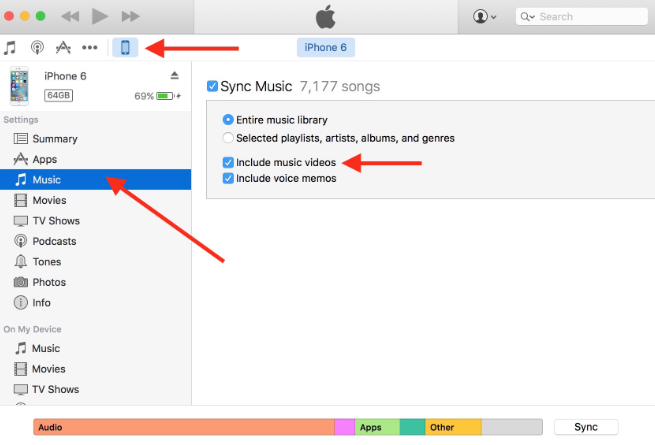 iTunes'da Sesli Notları Bulun