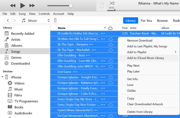 İCloud'u Kullanarak iTunes Müzik'i iPhone'a Aktarın
