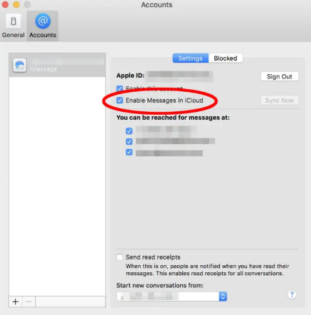 Mesajları Mac'te iCloud'a Yedekleme