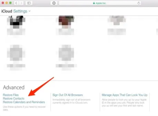 iCloud Web Sitesini Kullanarak Kişileri iPhone Yedeklemesinden Çıkarın