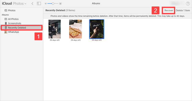 Mac'te Silinen Fotoğrafları iCloud Yedeklemesinden Kurtarın