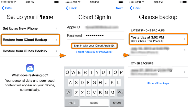 iCloud Hesabı ile Metin Mesajları Nasıl Kaydedilir