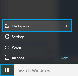 Dosya Gezgini Windows 10