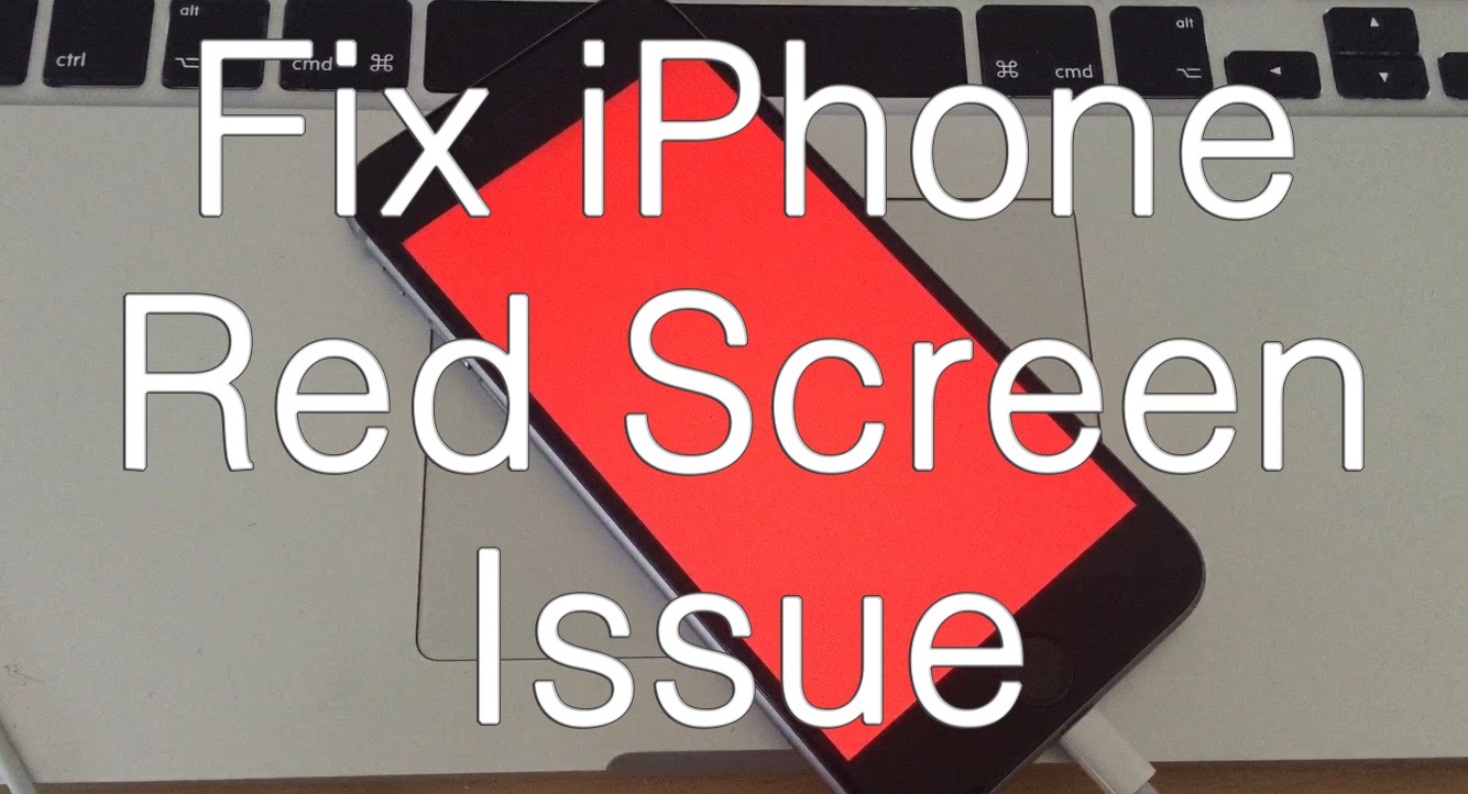 iPhone Kırmızı Ekran Sorununu Düzeltin