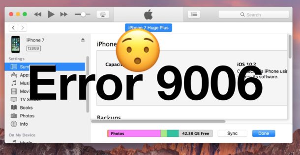 Fix Itunes Hatası 9006