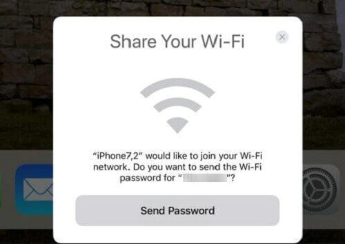 Wifi Gönderme Şifresini Paylaşma