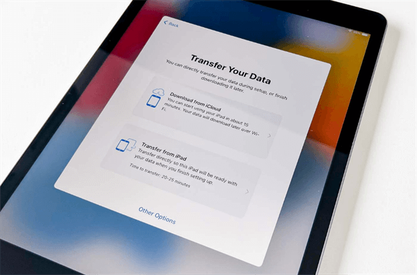 Hızlı Başlangıç'ı Kullanarak Verileri iPad'den iPad'e Aktarın
