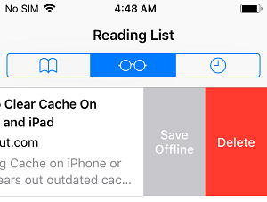 iPhone'da Okuma Listesi Nasıl Temizlenir