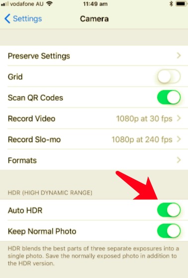 Otomatik HDR'yi Kapatarak iPhone'da Yinelenen Fotoğraflara Sahip Olmaktan Kaçının