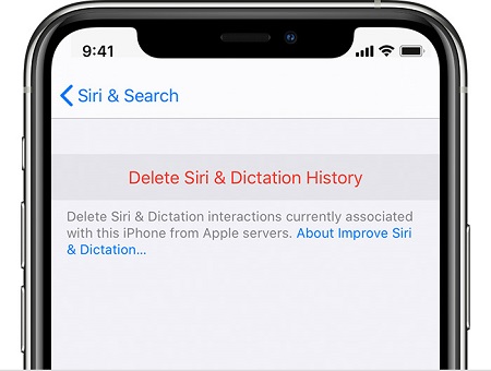 iPhone'da Siri Arama Geçmişini Sil