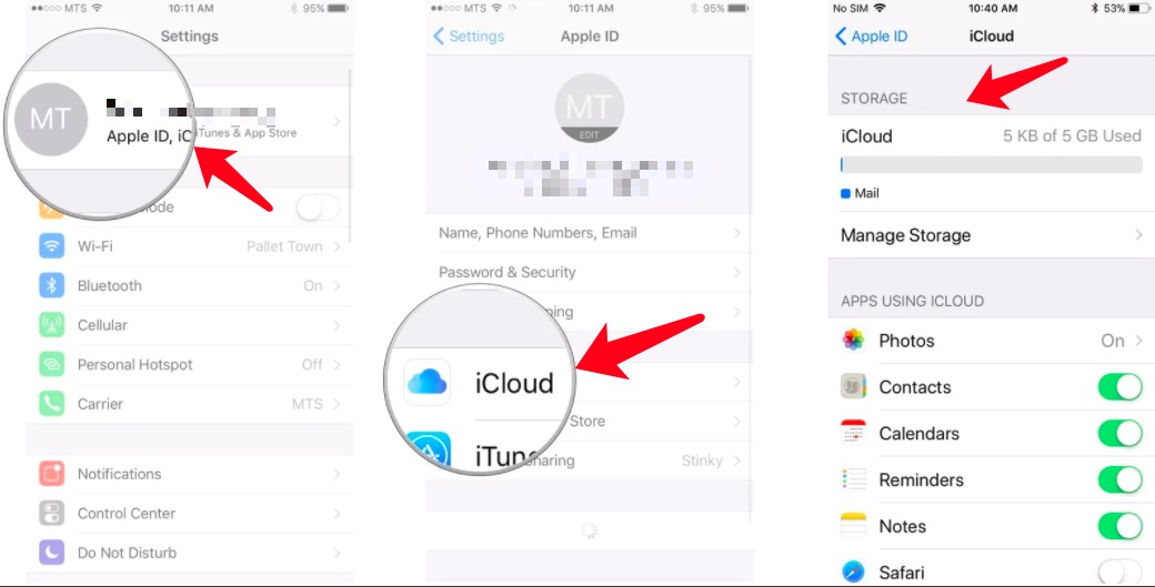 İPhone'da iCloud Depolamasını Kontrol Edin