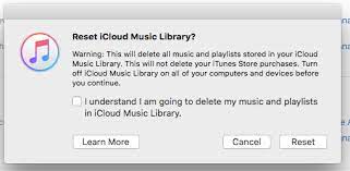 iCloud Müzik Kitaplığını Sıfırla