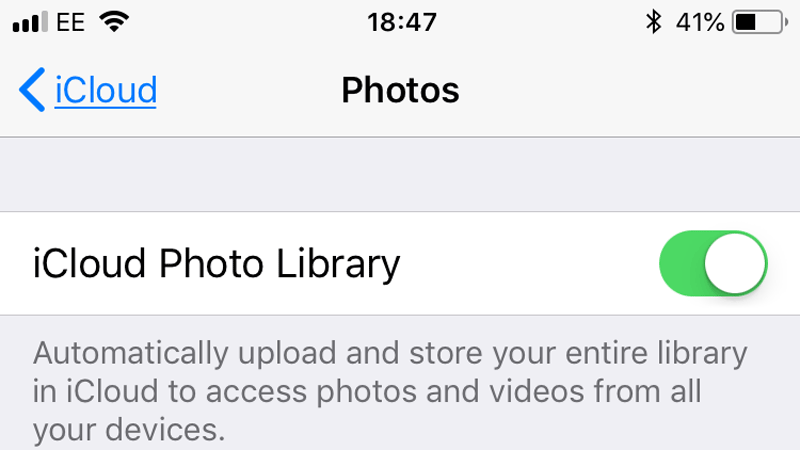 İPhone'u Düzeltmek için iCloud Fotoğraf Kitaplığını Kapatın Yeterli Depolama Yok Ama Var