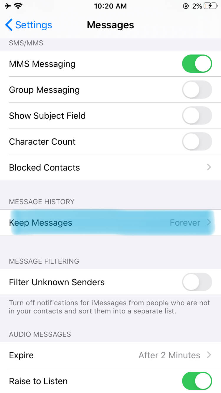 iPhone'da Kaybolan Mesajları Kurtarın
