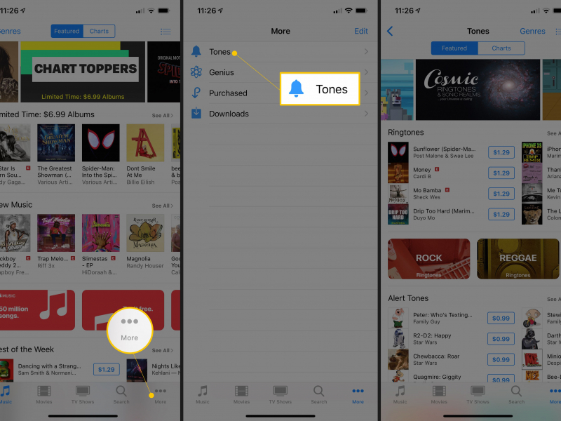 iPhone için iTunes'dan Zil Seslerini Nasıl Satın Alabilirim?