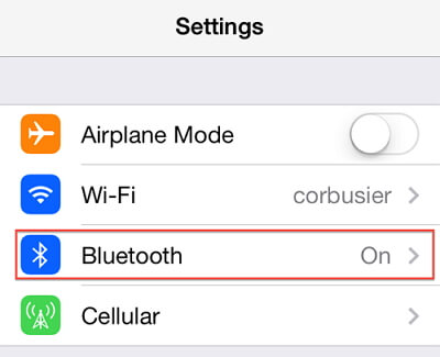 Iphone'da Bluetooth'u Kapatın