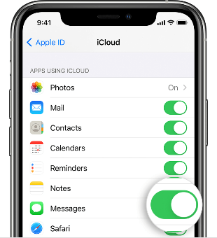 iCloud Hizmeti iMessage'larınızı Yedekleyin