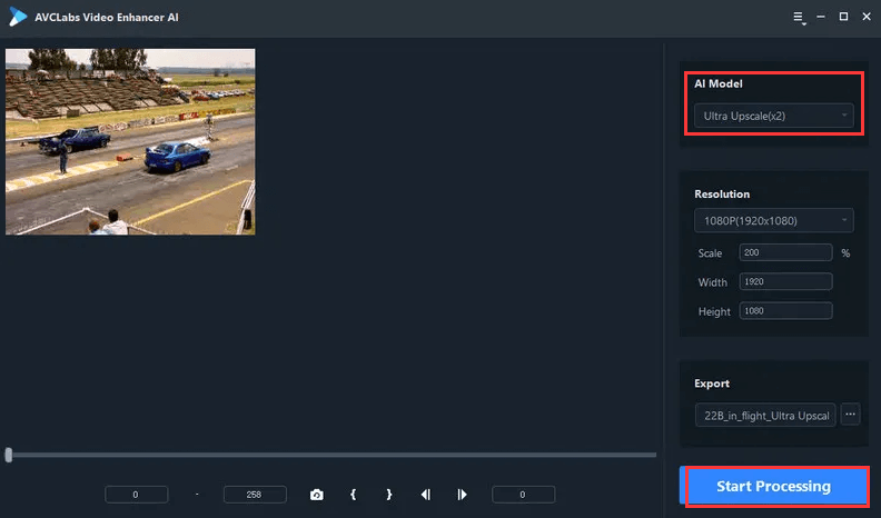 AVCLab Video Enhancer AI Kullanarak Video Çözünürlüğünü İyileştirin