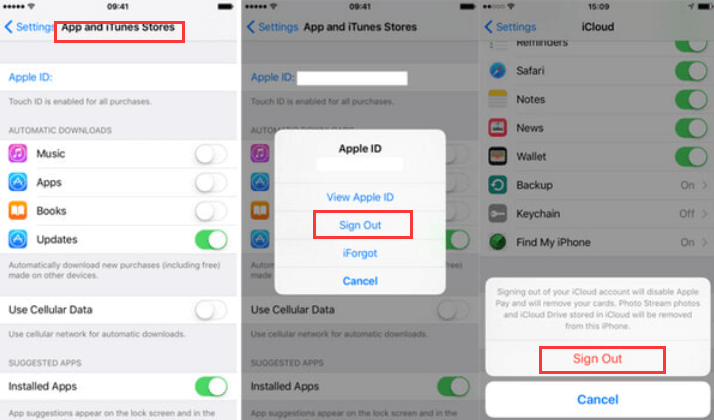 iPhone'dan Eski Apple Kimliğini Sil