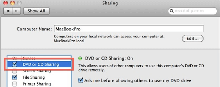 Apple Remote Disc Kullanarak Macbook Air'de DVD Oynatın