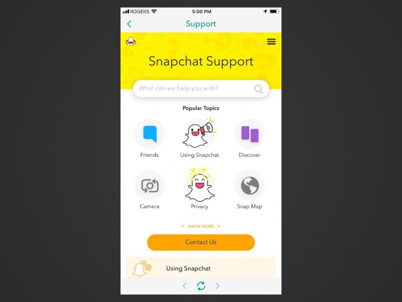 Snapchat Destek Ekibine Ulaşarak iPhone'da Silinen Snapchat Fotoğraflarını Kurtarın