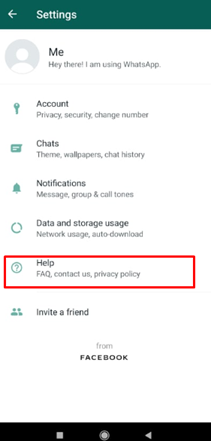 WhatsApp Kullanılamıyor Durumunu Çözmek için WhatsApp Desteği ile İletişime Geçin