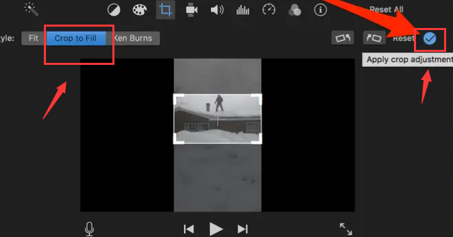 Mac Bilgisayarlarda iMovie Kullanarak Kırpma