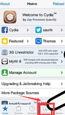 Cydia'yı Bilgisayar Olmadan iPhone'dan Silme