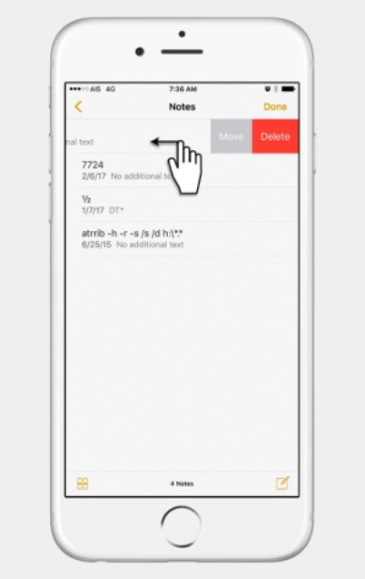 iPhone'daki Notları Kalıcı Olarak Silme ve Silme