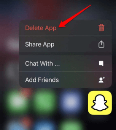 Snapchat'i Kaldırarak Snapchat Resmini Silme